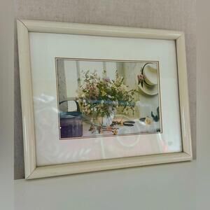 Vintage framed Portal Morning Bouquet Print by Kathryn Kleinman 1986
